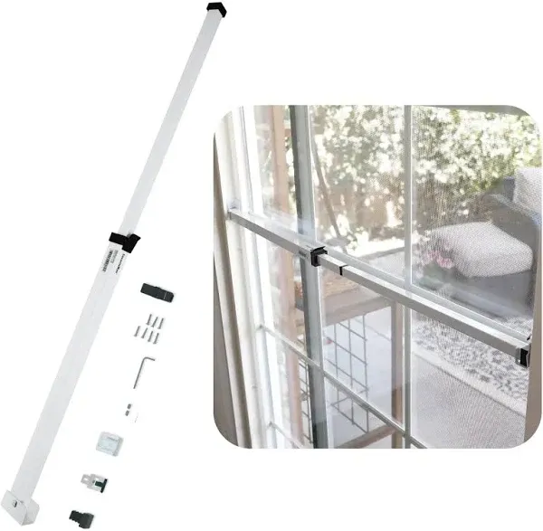 Securityman Adjustable Sliding Door & Window Security Lock Bar