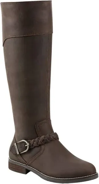 Earth Womens Mira Leather Tall Knee-High Boots