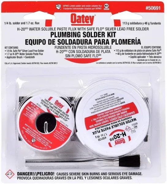 Oatey Safe Flo Flux Solder Kit