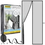 Hands-Free Magnetic Screen Door with Patent Pending Open Feature 38&#034; x 83&#034;