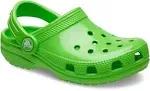 Crocs Kids' Classic Neon Highlighter Clog, Green, J1