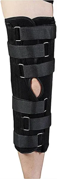 TANDCF Unisex Knee and leg immobilization Stabilizer for Post Surgery Recovery,Knee Fractures,Instability, ACL,MCL,Meniscus Tear,Arthritis,Displacement Recovery,17.3" Length Universal