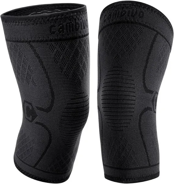 2 Pack Knee Brace Knee Compression Sleeve for Men and Women Knee Support for ...