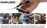 VamPLIERS VT-001-5NN - VAMPLIERS 5.5" Mini Needle Nose Pliers ESD Safe for PC/Mac Repair