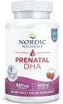 Nordic Naturals Prenatal DHA 830mg Strawberry - 90 Softgels