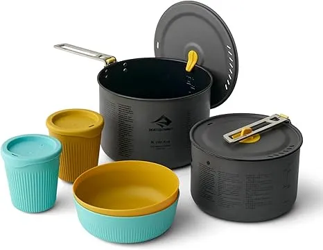 Sea to Summit Frontier Ultralight Two Pot Cook Set for Camping