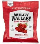 Wiley Wallaby Gourmet Red Licorice, 5 oz. Bags