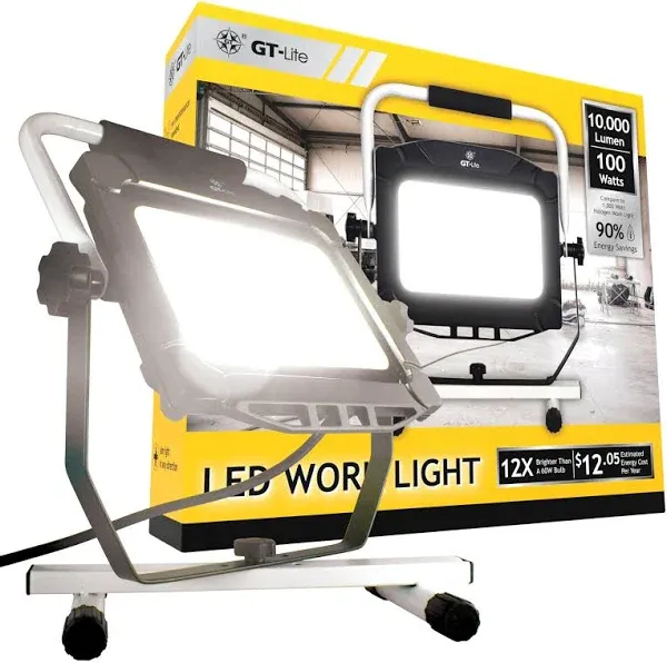 Stonepoint Portable LED Work Light, 3000 Lumens, Model# HX-WL3000