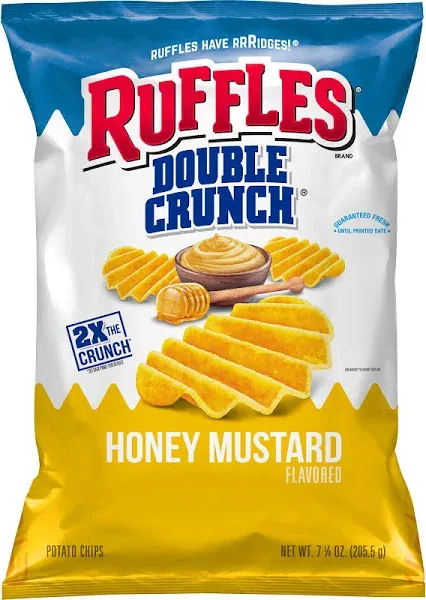 Ruffles Double Crunch Honey Mustard Potato Chips