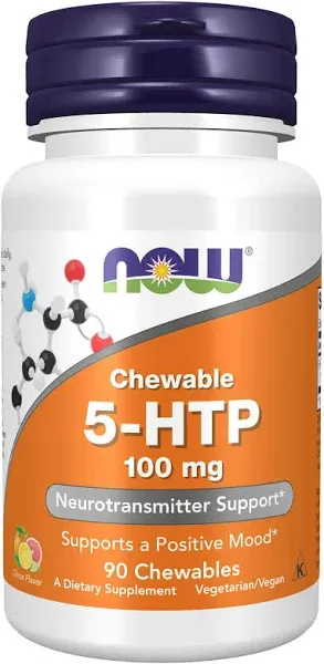 Now 5-HTP 100 mg Chewable