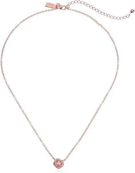 Kate spade Rose gold Infinity & Beyond Knot Necklace with Pendant