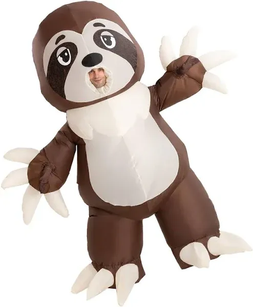 Inflatable Halloween Costume Full Body Sloth Inflatable Costume with a Pair o...