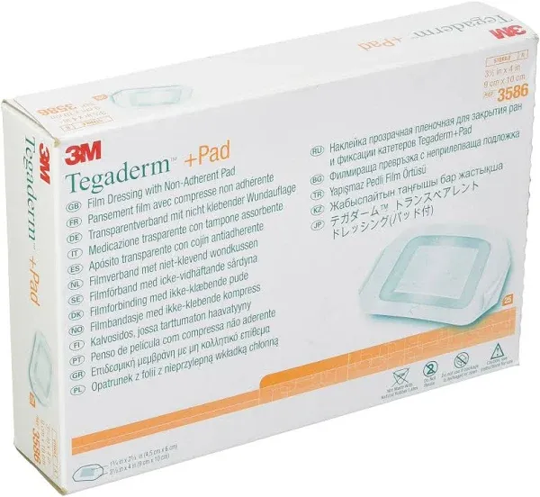 Tegaderm Dressing Transparent Broder with Pad