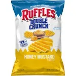 Ruffles Double Crunch Honey Mustard Potato Chips 7.25 oz