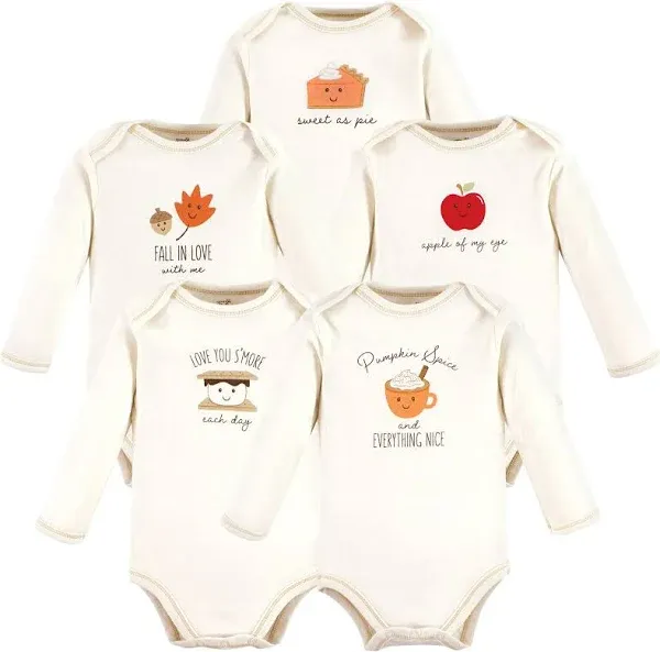 Touched by Nature Organic Cotton Long-Sleeve Bodysuits