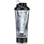 VOLTRX Premium Electric Protein Shaker Bottle, Made with Tritan - BPA Free - 24 oz Vortex Portable Mixer Cup/USB Rechargeable Shaker Cups for Protein Shakes (Black)