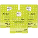 New Nordic Active Liver | Daily Liver Supplement | Milk Thistle, Artichoke & Turmeric | for Men and Women | 30 Count (Pack of 3)