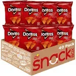 Doritos Flavored Tortilla Chips Nacho Cheese 1 Ounce 1 (Pack of 40)