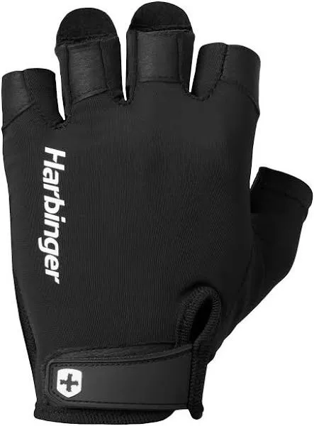 Harbinger Anti Slip Unisex Leather Black Weight Lifting Gloves, XL