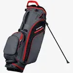 Datrek Go Lite Hybrid Stand Golf Bag - Charcoal/Red/Black