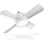 Indoor Ceiling Fan LED Light Acrylonitrile Butadiene Styrene White 8563/at