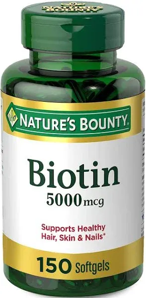 Nature's Bounty Biotin 5000 mcg