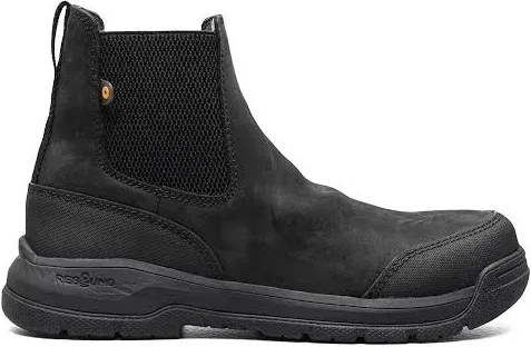 Bogs Women's Shale Leather Chelsea Ct Wp Composite Toe Waterproof Boot Industrial