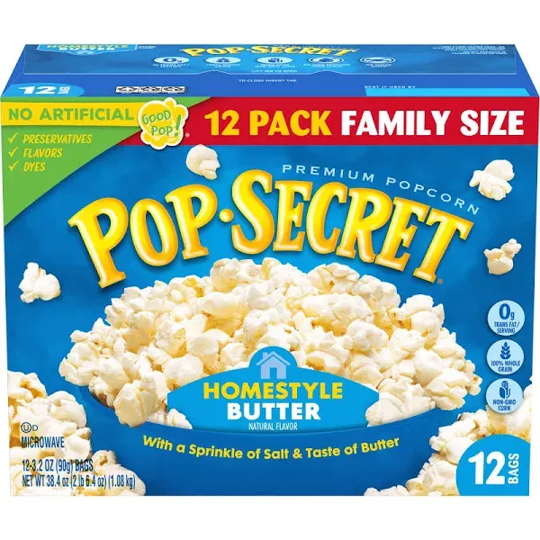 Pop Secret Homestyle Microwave Popcorn