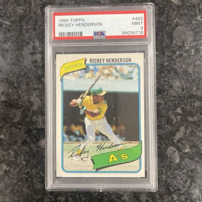 Topps Rickey Henderson 1980 Topps Rookie