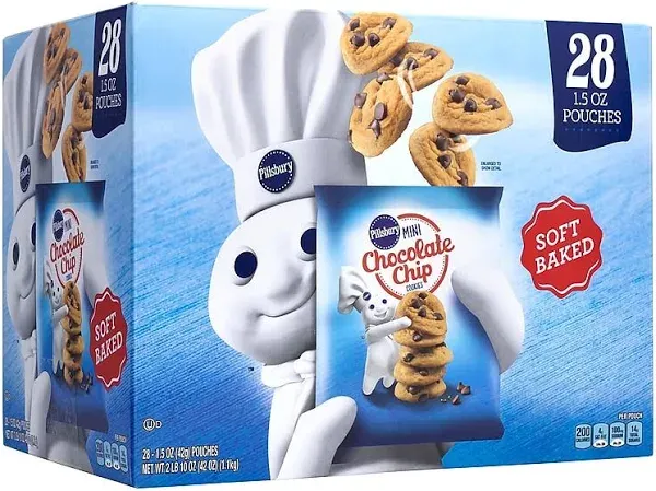 Pillsbury Chocolate Chip Mini Soft Baked Cookies