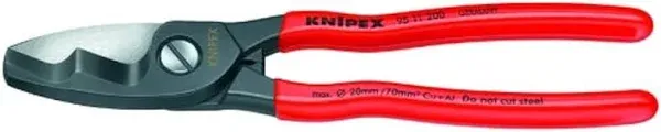 KNIPEX Cable Shearer w/ Twin Cutting Edge