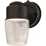 6106900 One-Light LED Outdoor Wall Fixture with Dusk to Dawn Sensor, Oil Rubbed 