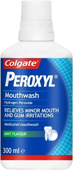 Colgate Peroxyl Mouthwash Mint Flavour 300ml