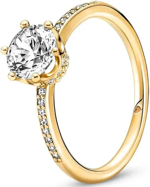 Pandora Sparkling Crown Solitaire Ring