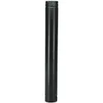 M&amp;G 3&#034;, Black 3PVP-06B Inner Diameter-Pelle<wbr/>tVent Type L Chimney Pipe-Doubl