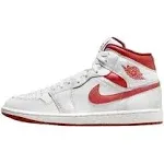 Air Jordan 1 Mid SE GS 'White Dune Red'