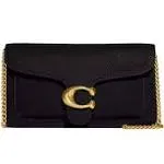 Coach Women's Tabby Leather Chain Clutch Bag