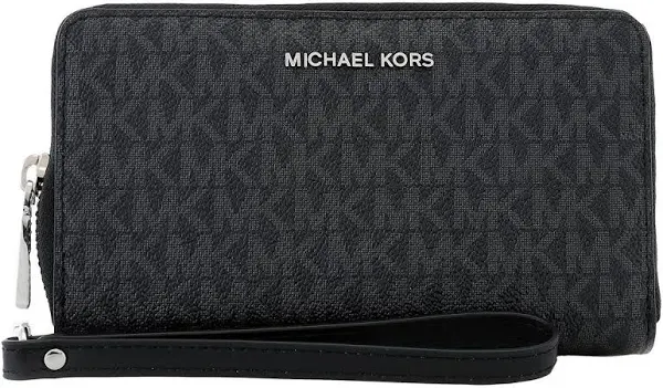 MICHAEL Michael Kors Jet Set Large Flat Multifunction Leather Phone Case