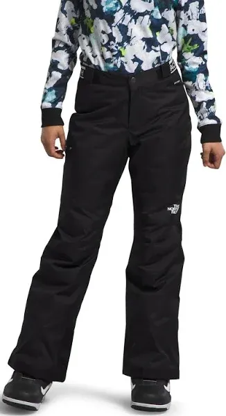 The North Face Kids Girls Freedom Insulated Snow Ski Pants Almond Size L / 12