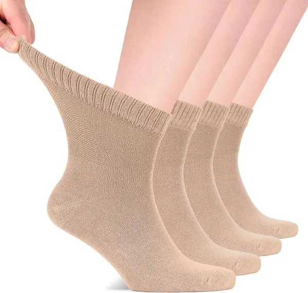 MEN Thin Diabetic Ankle BAMBOO Socks, Solid Colors, MEDIUM, Casual, 4-Pair  | eBay