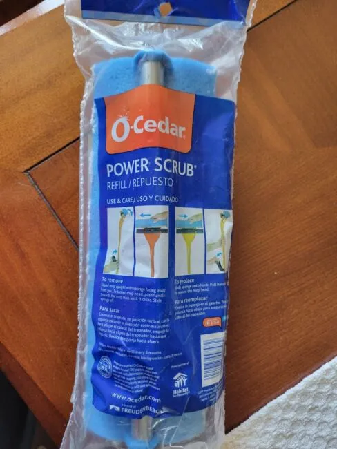 O-cedar Power Scrub Roller Mop Refill