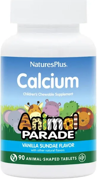 Animal Parade Calcium - Nature's Plus - 90 - Chewable