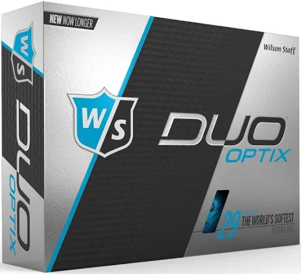 Wilson Staff Duo Soft Optix Golf Balls Electric Yellow 12 Balls UPC:8877686444<wbr/>44