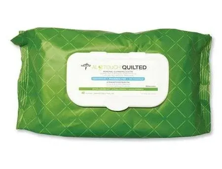 FitRight Aloe Quilted Heavyweight Personal Cleansing Cloth Wipes