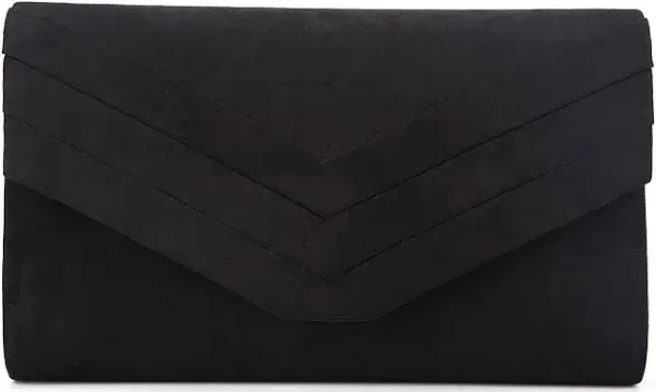 Evening bag black velvet