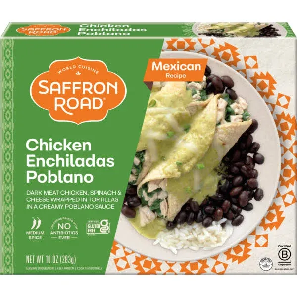 Saffron Road Chicken Enchiladas Poblano Meal (10 fl oz)