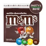 M & M's® Milk Chocolate Candies, Milk Chocolate, 38 oz Bag (MNM55114) (MNM55114)