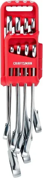 CRAFTSMAN V-SERIES Combination Ratchet Wrench Set, MM, 8 Piece (CMMT87375V)