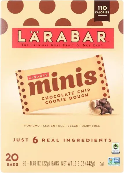 Larabar Chocolate Chip Cookie Dough Mini Bars