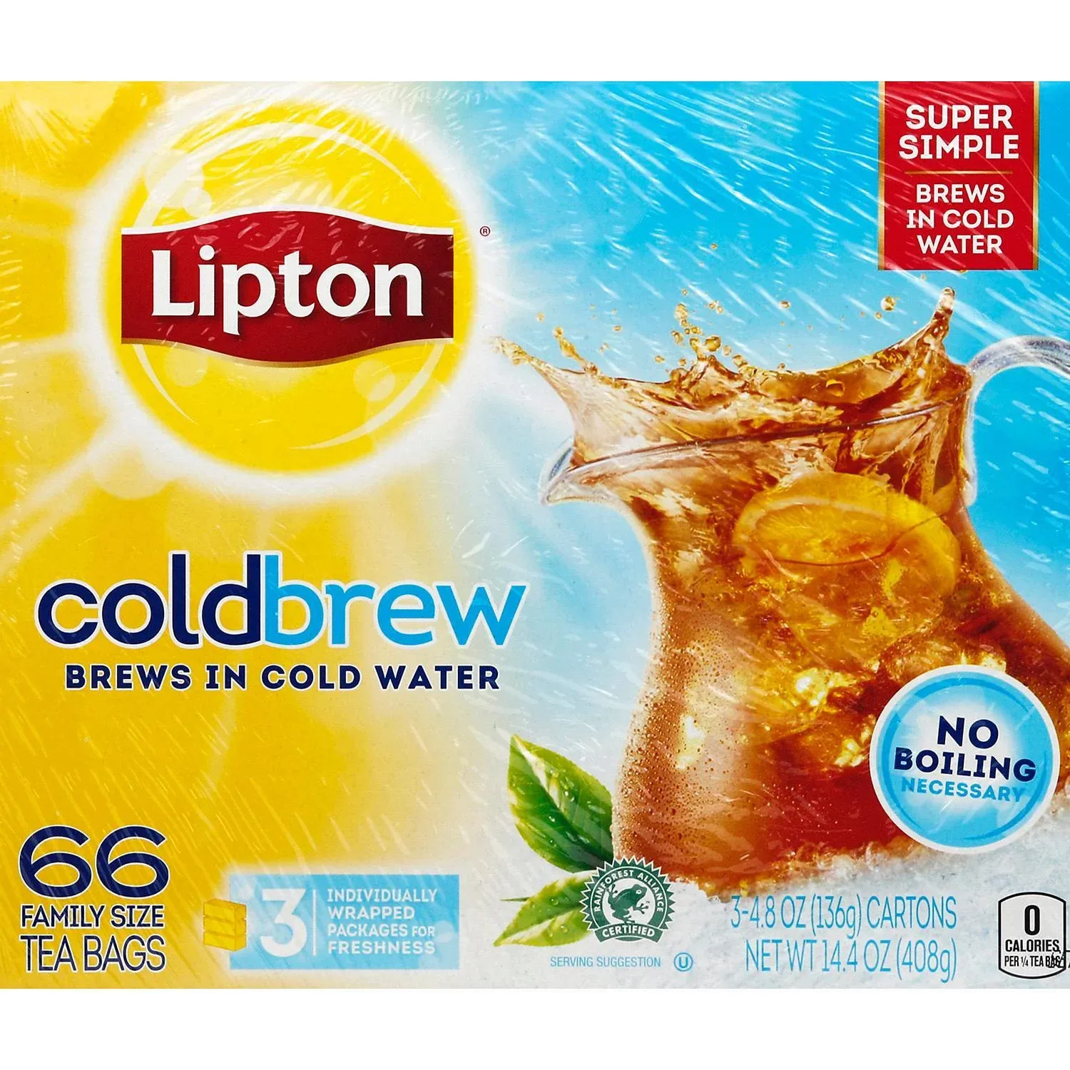 Lipton Cold Brew Family Iced Tea Bags